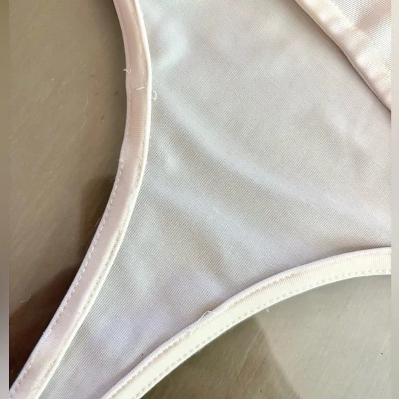 FOR LOVE & LEMONS ‘Penelope Open Back Crochet Bodysuit’ in Ivory - Picture 13 of 13